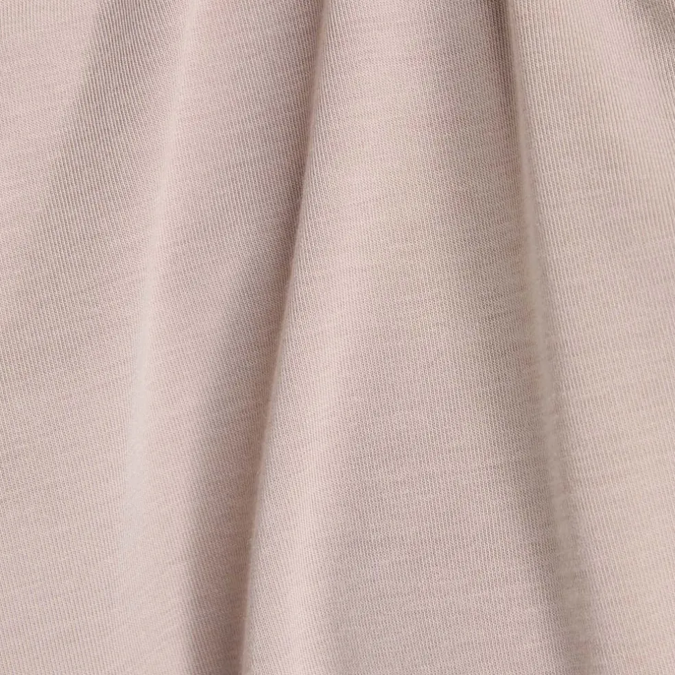 New Balance Drapey Jersey Oversized T-Shirt in Beige