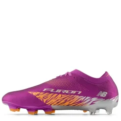 New Balance Furon Team V8 Adults Pro Firm Ground Football Boots in Purple