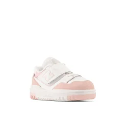 New Balance Infants Bungee Lace with Top Strap Trainers in White