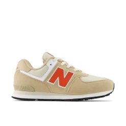New Balance Juniors 574 Shoes in Beige