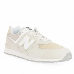 New Balance Juniors 574 Trainers in White