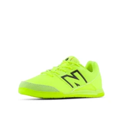 New Balance Juniors Audazo Command V6 Indoor Football Boots in Lime