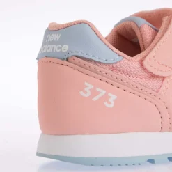 New Balance Kids 373 Hook & Loop Trainers in Pink