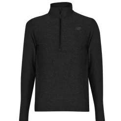 New Balance Mens 4 Zip Top in Grey