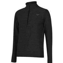 New Balance Mens 4 Zip Top in Grey