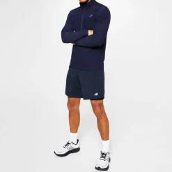 New Balance Mens Balance 2 In 1 7 Inch Running Shorts in Blue