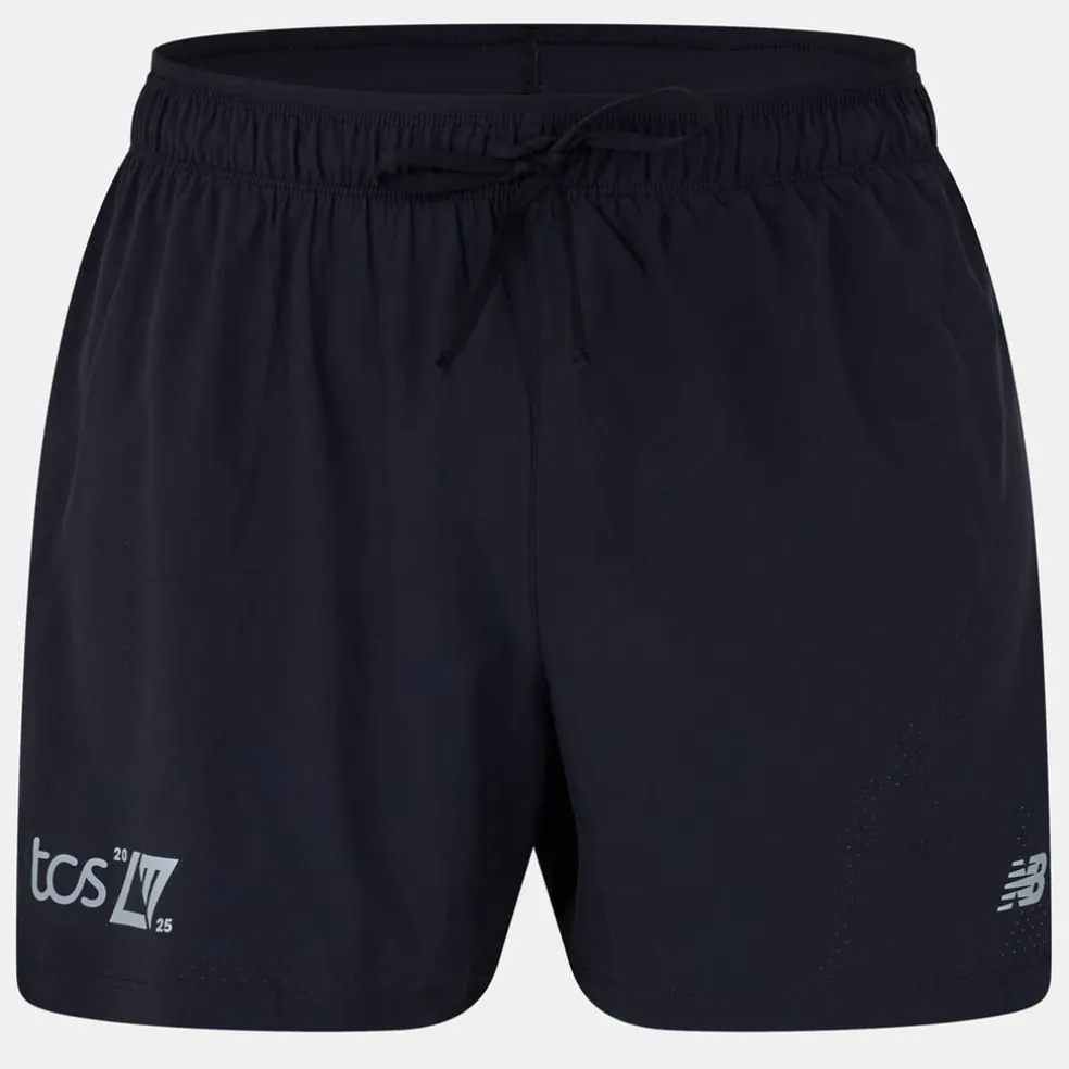 New Balance Mens Balance Rc Sh 5 Inch Bk Smal Running Shorts in Black