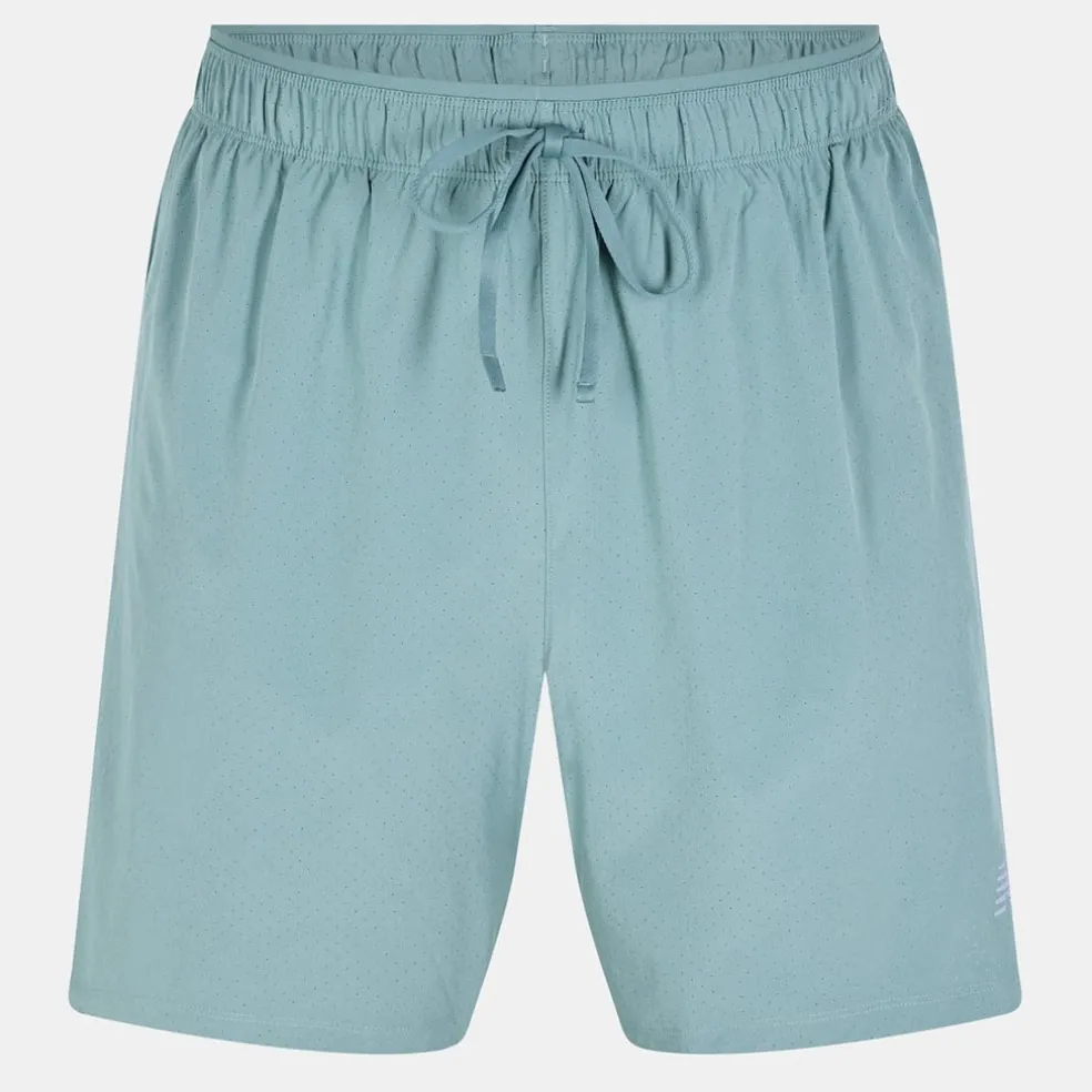 New Balance Mens Balance Rc Sh 7 Inch Dkj Smal Running Shorts in Green