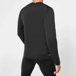 New Balance Mens Balance Core Run Long Sleeve T-Shirt in Black