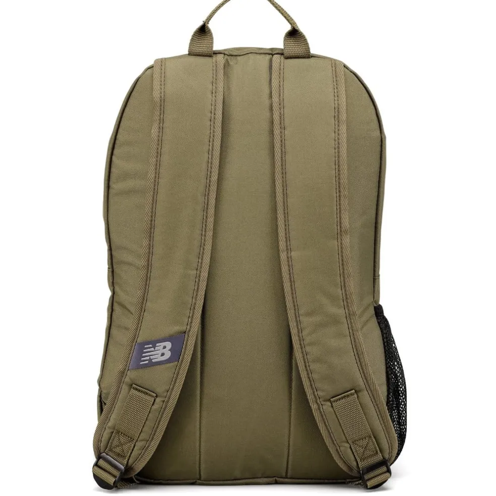 New Balance Solid Pattern Pelham Backpack with Logo in Green