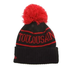 New Era Juniors Stade Toulousain Team Bobble Beanie in Black