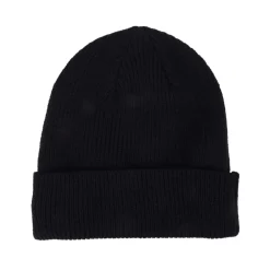 New Era Wool Cuff Knit Beanie in Black