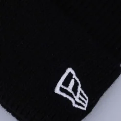 New Era Wool Cuff Knit Beanie in Black