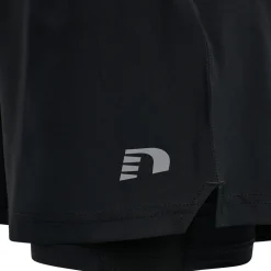 Newline 2 in 1 Running Shorts in Black