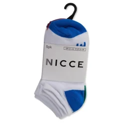 NICCE 5 Pack No Show Junior Socks in Multi