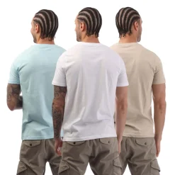 NICCE Mens Krylbo 3 Pack T-Shirts in Multi colour