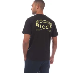 NICCE Mens Tanetta Logo T-Shirt in Black