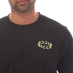 NICCE Mens Tanetta Logo T-Shirt in Black