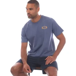 NICCE Mens Tanetta Logo T-Shirt in Blue