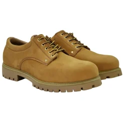 Nicholas Deakins Low Heel Block Heel Oxfords in Brown