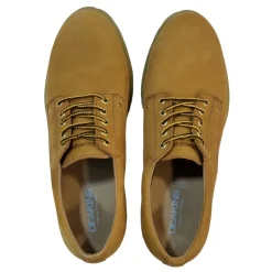 Nicholas Deakins Low Heel Block Heel Oxfords in Brown