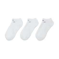Nike 3 Pack Cushioned No Show Socks in White