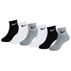 Nike 6 Pack Of Trainer Socks Infants in Grey