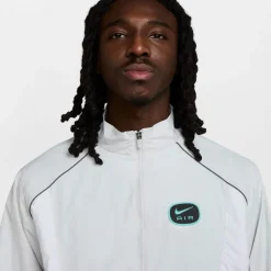 Nike Air Wv Mock Neck Sweatshirt in Grey