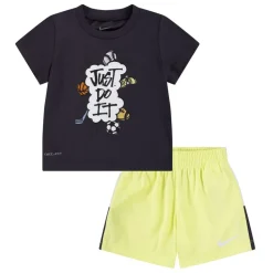 Nike Block Short Set in Yellow