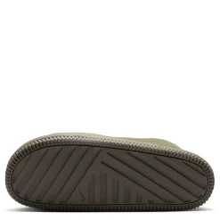 Nike Calm Flat Heel Slide Sandals in Green