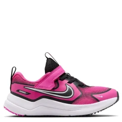 Nike Childrens Cosmic Runners Low Top Sneakers in Pink
