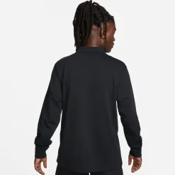 Nike Club Long Sleeve Knit Shirt in Black