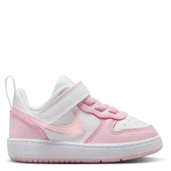 Nike Court Borough Low Top Kids Sneakers in White