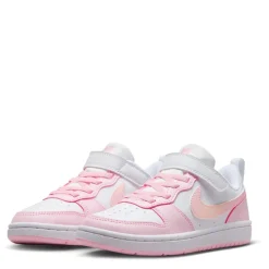 Nike Court Borough Low Top Kids Sneakers in White