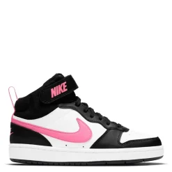 Nike Court Borough Mid 2 Big Kids Shoes in White