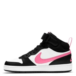 Nike Court Borough Mid 2 Big Kids Shoes in White