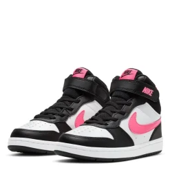 Nike Court Borough Mid 2 Little Kids Shoes in White