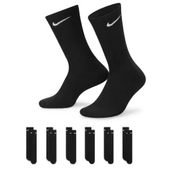 Nike Cushioned Training Crew Socks in Black