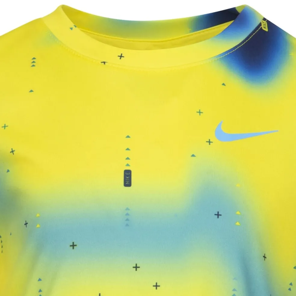 Nike Df Ss T And Shrt in Yellow