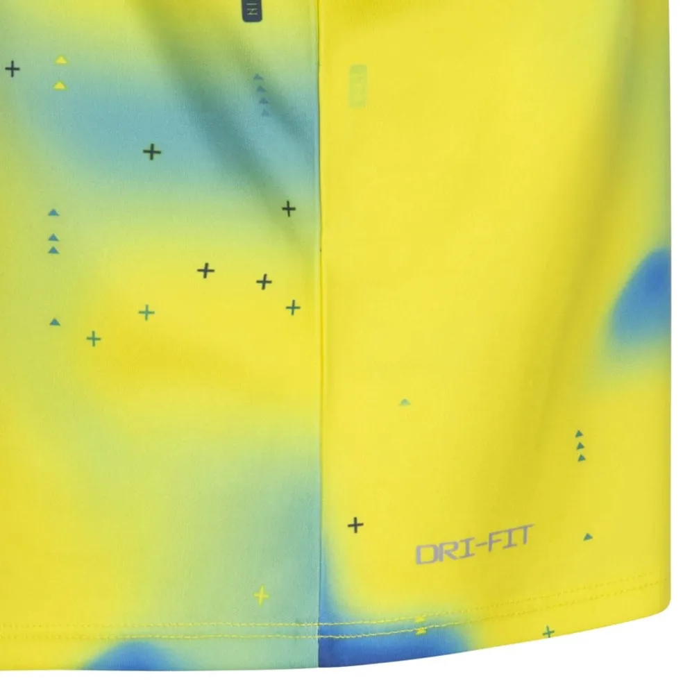 Nike Df Ss T And Shrt in Yellow