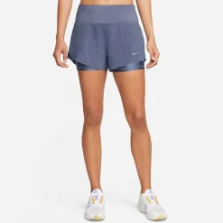 Nike Dri Fit Swift 2 In 1 Running Shorts in Blue