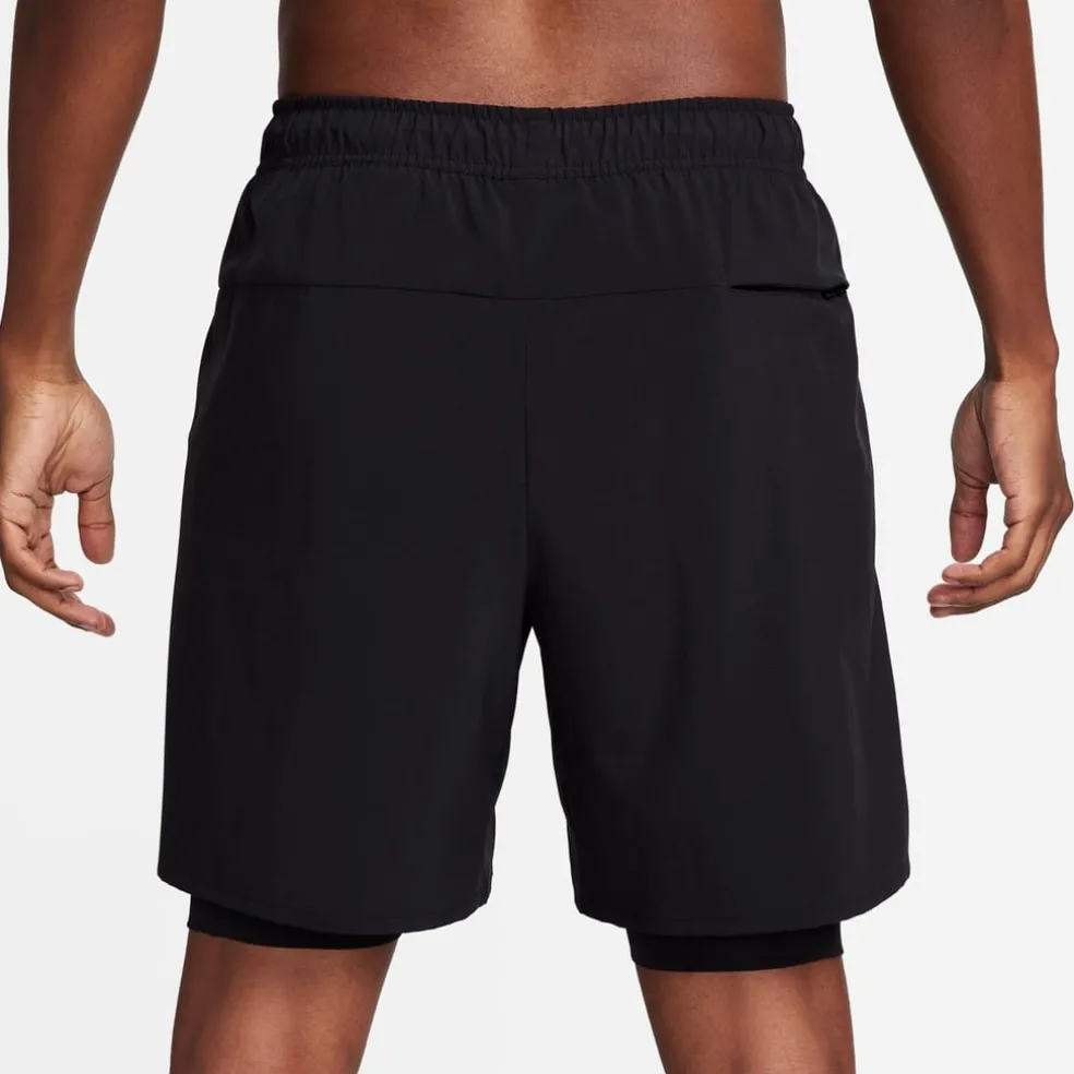 Nike Dri Fit Unlimited 2 In 1 Fitness Shorts in Black