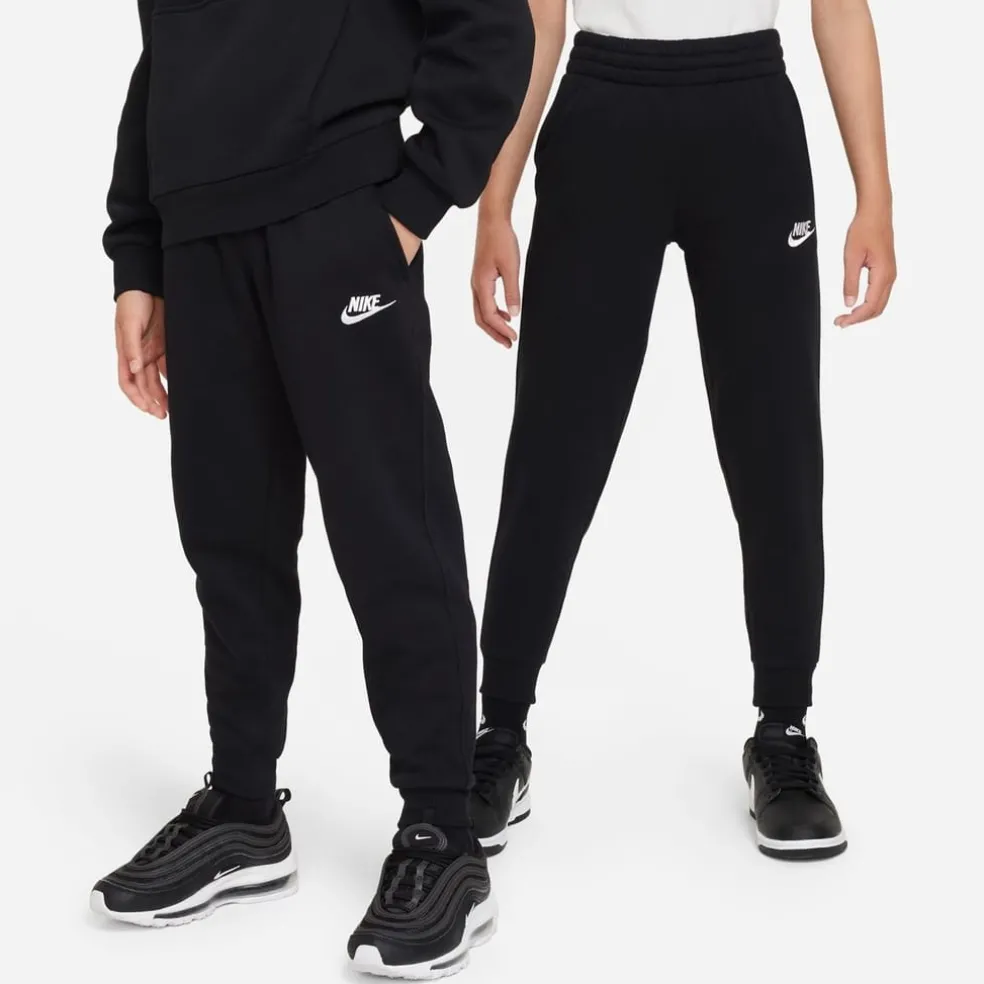 Nike Fleece Jogging Bottoms Juniors in Black