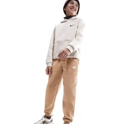 Nike Fleece Jogging Bottoms Juniors in Brown