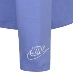 Nike Girls Notebook Long Sleeve Knit Top in Blue