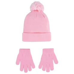 Nike Hat Glove Set Juniors in Pink