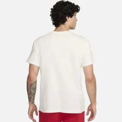 Nike HM Crew Neck Regular Fit T-Shirt in Beige