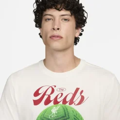 Nike HM Crew Neck Regular Fit T-Shirt in Beige