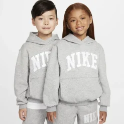 Nike Hooded Regular Fit Sweatshirt in Grey