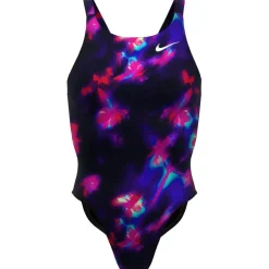 Nike HS Fastback Floral Swimsuit in Black